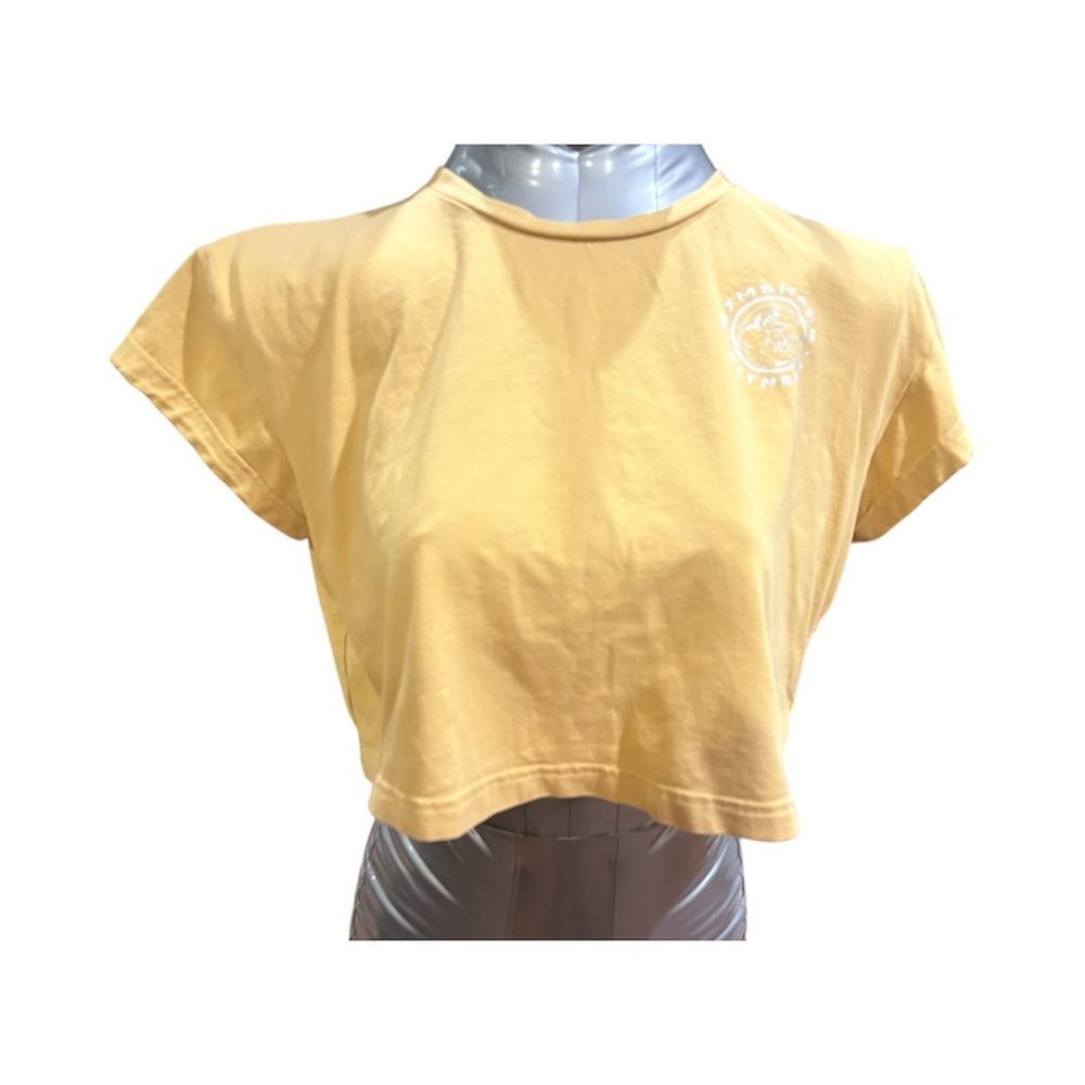 Gymshark Yellow Crop Top